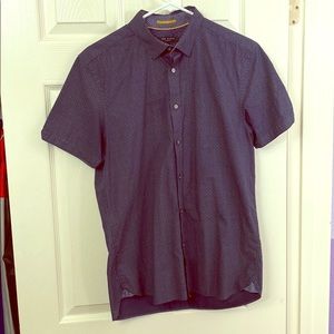 Ted Baker Men’s Button Down Short Sleeve Shirt